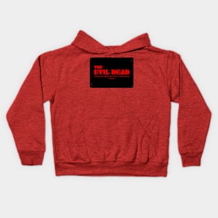 The Evil Dead VHS Label Kids Hoodie